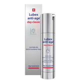 Texture of Lubex anti-age Day Classic – rich yet medium-lipid formula with peptides & hyaluronates